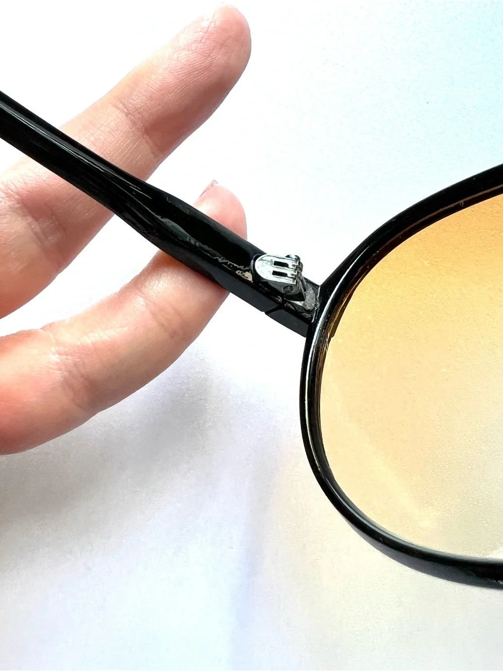 Sojos Yellow Oversized Aviator Sunglasses with Amber Gradient Lenses